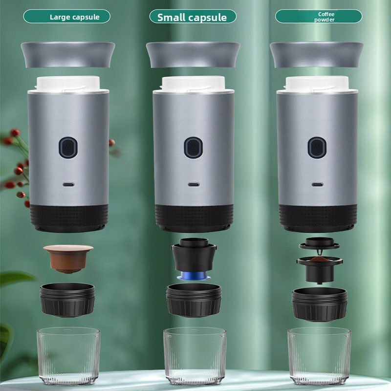 Portable Espresso Machine with Triple Compatibility