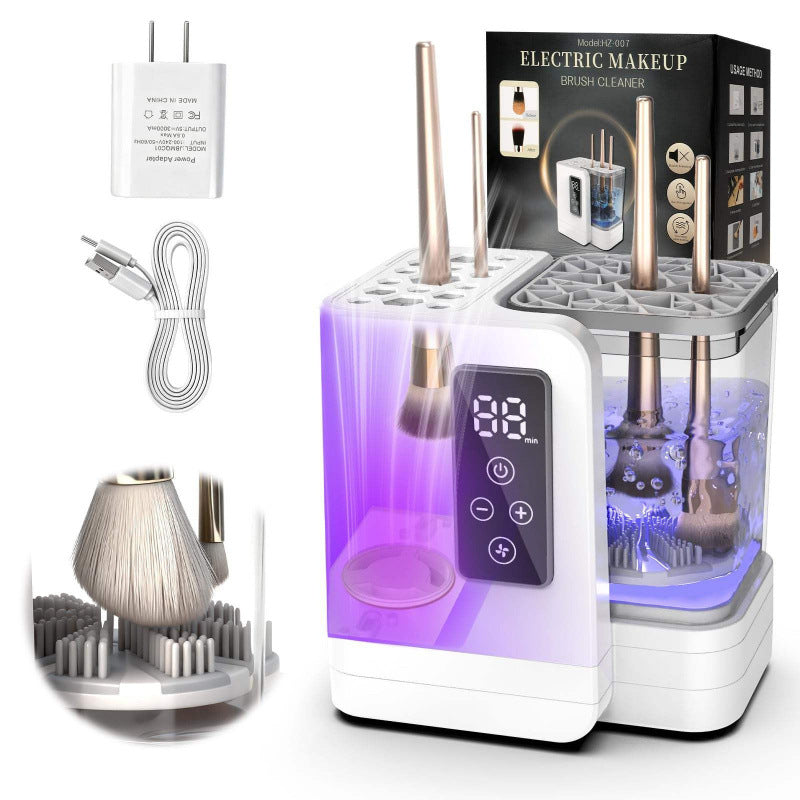 Professional 5 in 1 electric makeup brush cleaner dryer