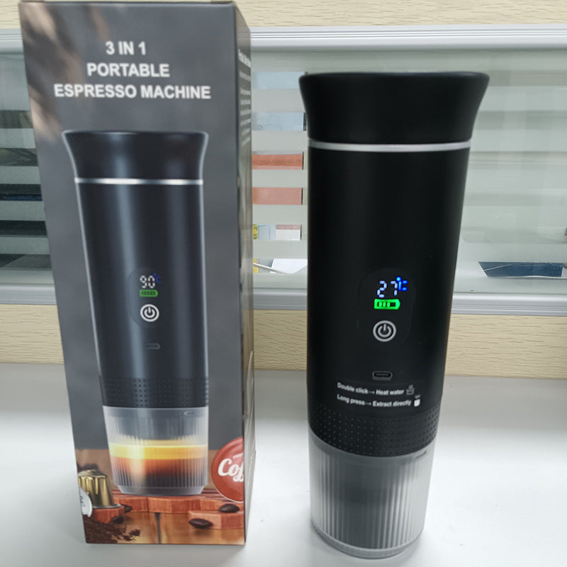 Portable Espresso Machine with Triple Compatibility