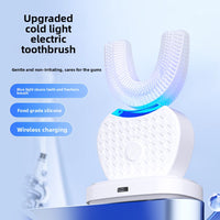 U-Shaped Electric Toothbrush with Automatic Cleaning