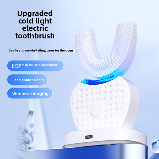U-Shaped Electric Toothbrush with Automatic Cleaning