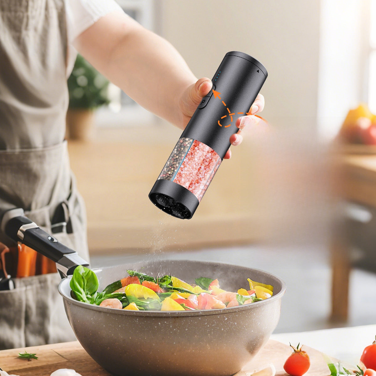 Electric Pepper and Salt Grinder