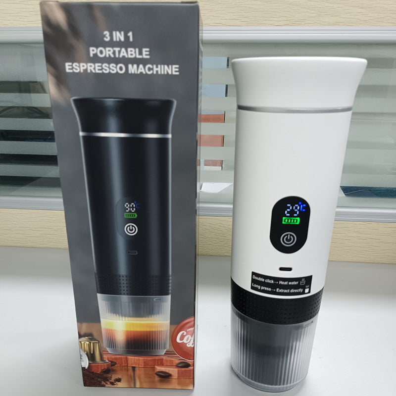 Portable Espresso Machine with Triple Compatibility