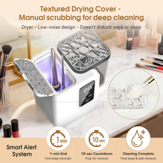 Professional 5 in 1 electric makeup brush cleaner dryer
