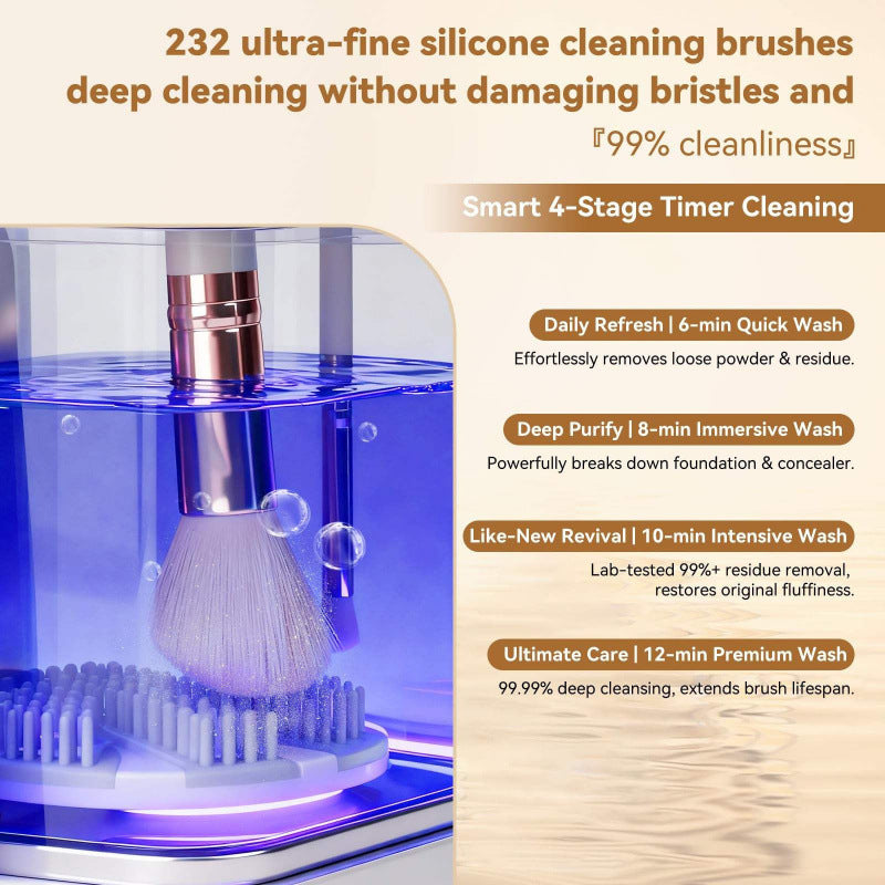 Professional 5 in 1 electric makeup brush cleaner dryer