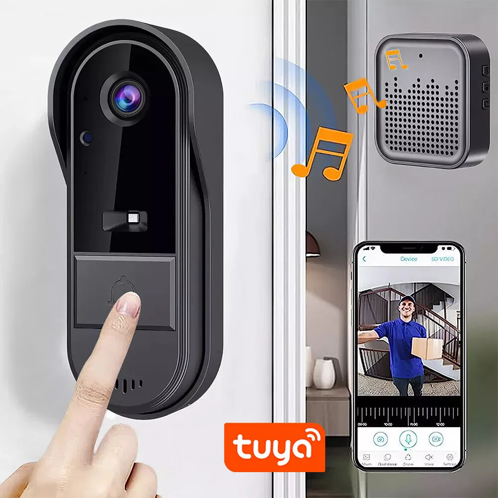 Smart wireless outdoor doorbell camera