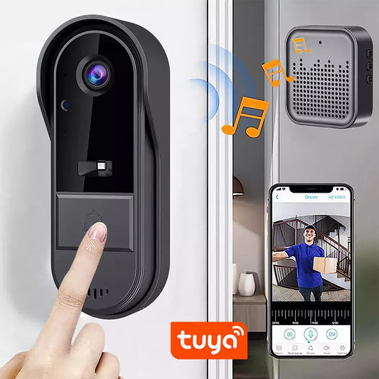 Smart wireless outdoor doorbell camera