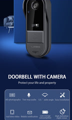Smart wireless outdoor doorbell camera